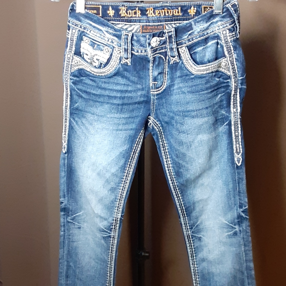 Rock Revival Raven 24 Ankle Skinny Jean's New?